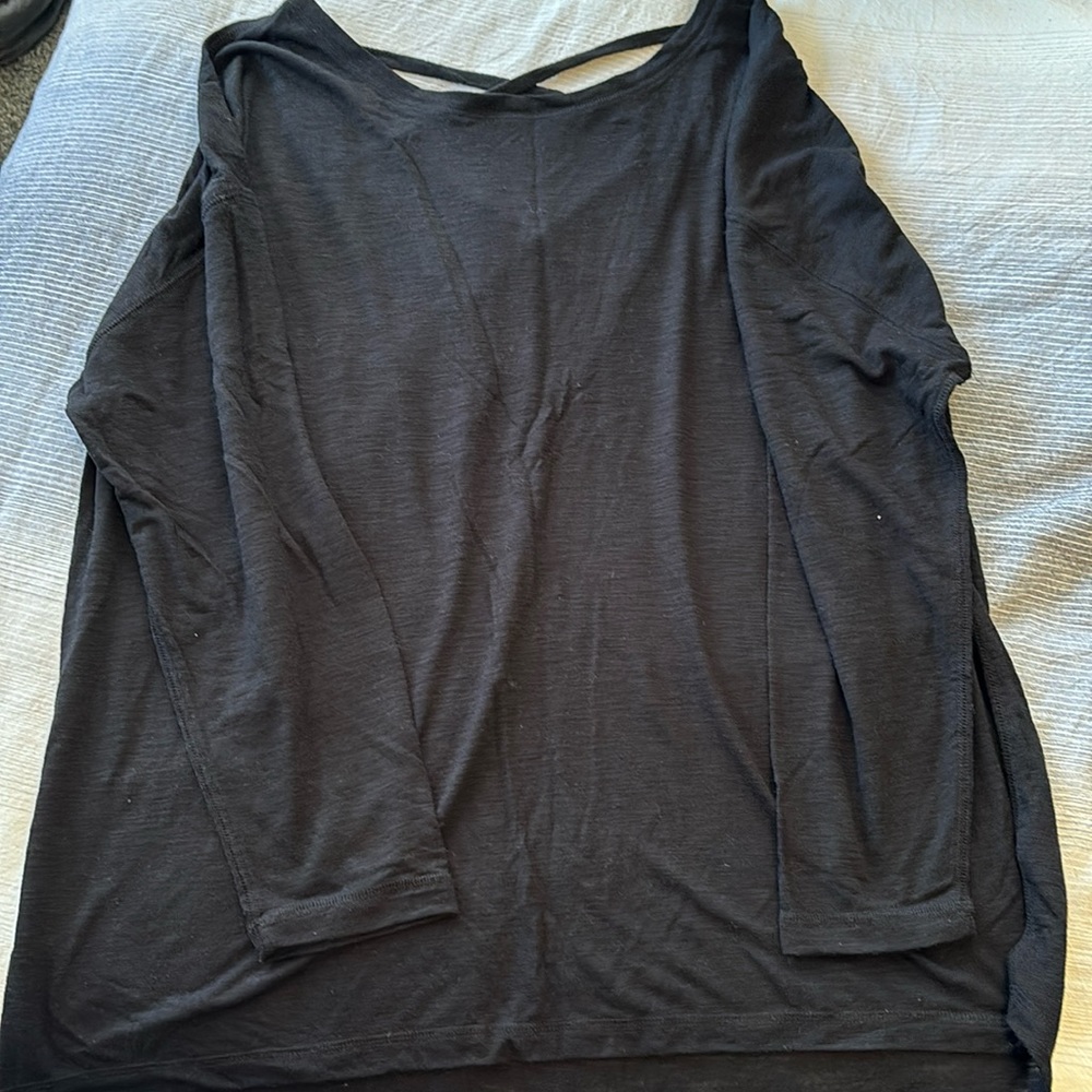 Long black shirt